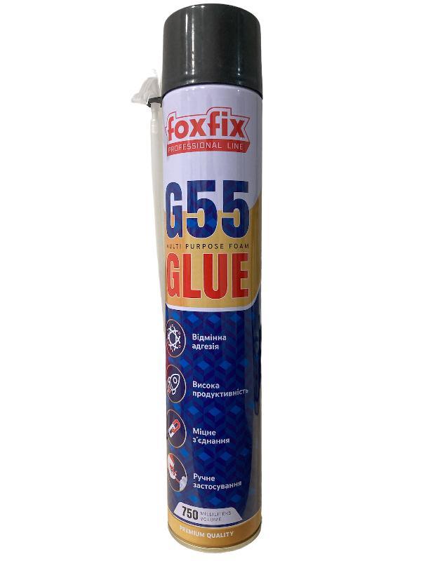 Пена-клей FOXFIX G55 Ручная (750 мл, 700 гр), фото 1