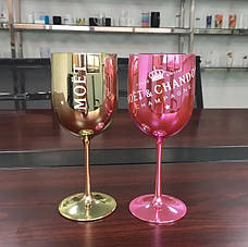 Фірмові келихи для шампанського Moët & Chandon. фужери Миє Шандон. Рожевий moet, фото 5