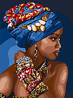 Картина по номерам "African woman" 30х40 см Toyvoo Картина за номерами "African woman" 30х40 см