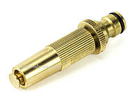 Распылитель регулируемый (латунь) для поливочного шланга 3/4"-1/2"