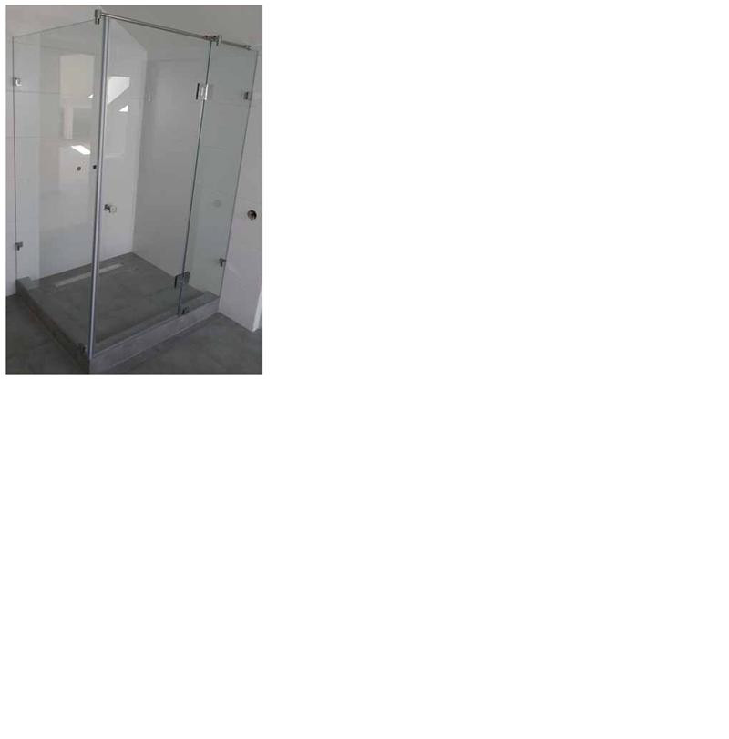 Двері душові "S mix" одинарні на склі 8 мм з бічною стінкою