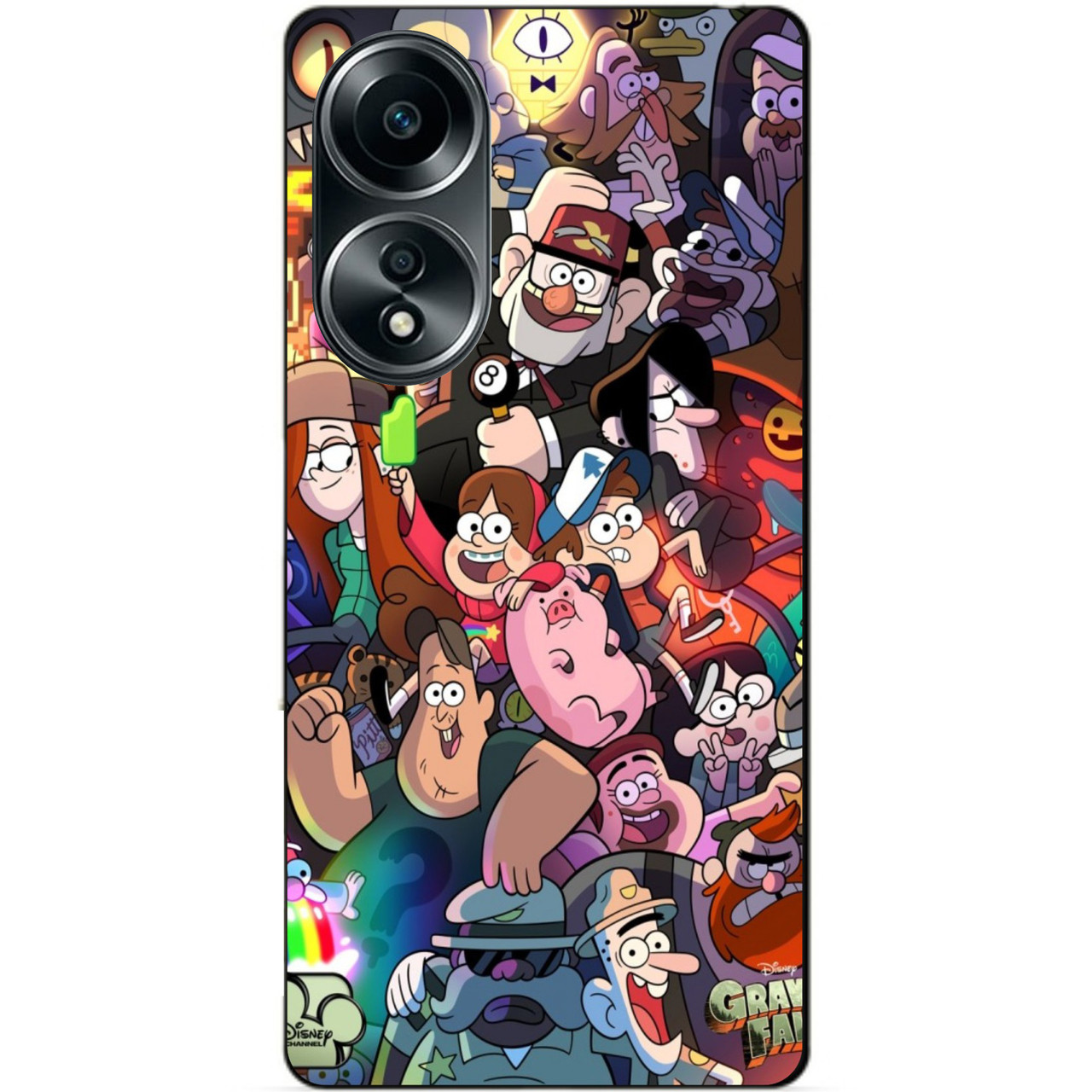 Силіконовий бампер чохол для Oppo A58 з малюнком Гравіті Фолз Gravity Falls мультик