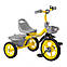 Дитячий триколісний велосипед Best trike з кошиком для іграшок Жовте транспортувальне паковання Art33487, фото 2