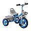 Дитячий триколісний велосипед Best trike з кошиком для іграшок Синій транспортувальне паковання Art33484, фото 2
