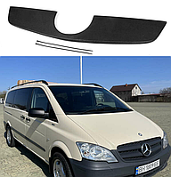 Зимняя заглушка на решетку радиатора матовая Mercedes Vito 2010-2015