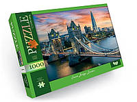 Пазл "Tower Bridge, London" Danko Toys C1000-12-06, 1000 эл. Toyvoo Пазл "Tower Bridge, London" Danko Toys