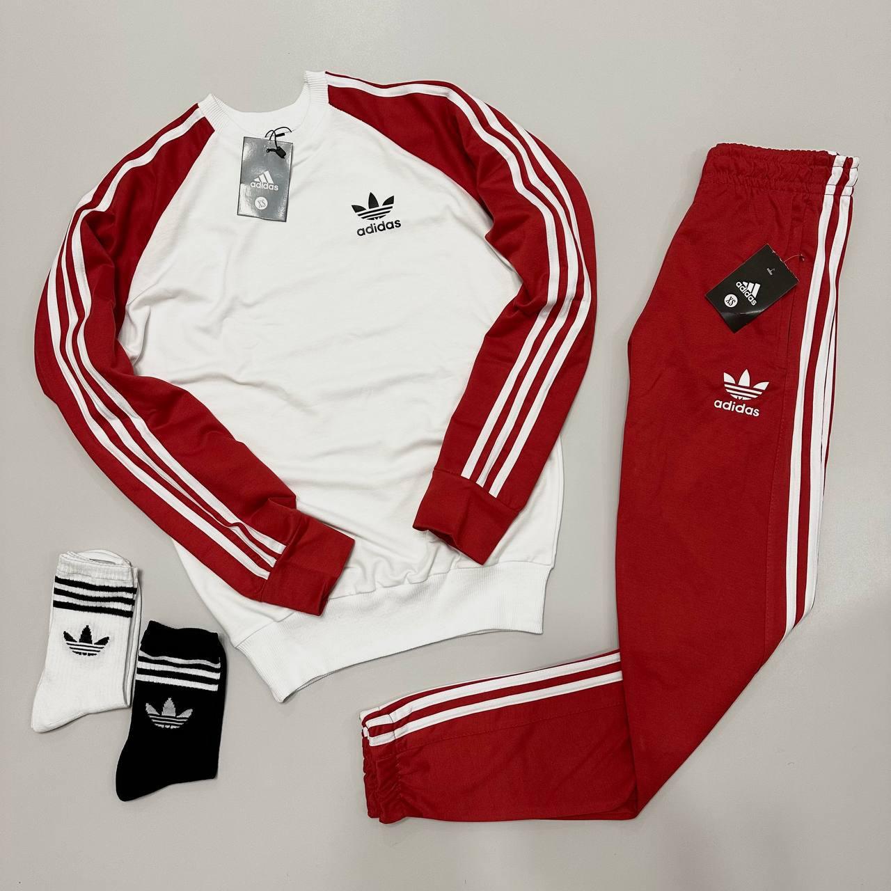 Чоловічий костюм адідас унісекст спортивний костюм кофта і штани Adidas ...