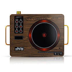 Плита електрична RAF 8004 інфрачервона 1 конфорка з таймером Коричнева