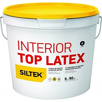 Фарба Interior Top Latex латексна стійка до миття, база А, Siltek 9 л