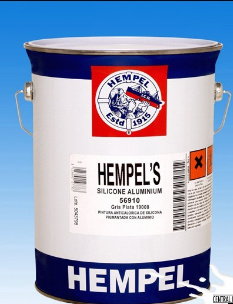 Термостійка фарба Hempel's SILICONE ALUMINIUM 56910, фото 1