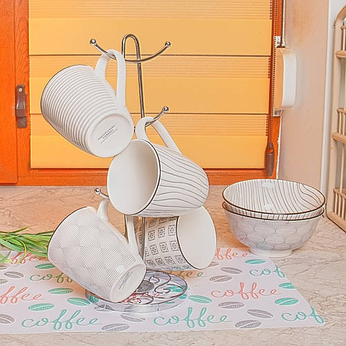 Стойка для чашек подставка сушилка для кружек на 6 крючков из ...