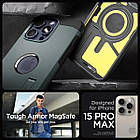 Чохол Spigen Tough Armor Mag MagSafe Abyss Green для iPhone 15 Pro Max ACS06596, фото 6