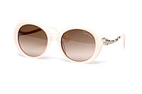 Бежевые женские очки для солнца солнцезащитные глазки Roberto Cavalli Toyvoo Бежеві жіночі окуляри для сонця