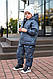 Зимовий дитячий костюм для дівчаток куртка + штани зріст 104,110, 116,122,128., фото 8