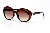 Коричневые классические очки для женщин на лето солнцезащитные очки женские Gucci 3939br Toyvoo Коричневі