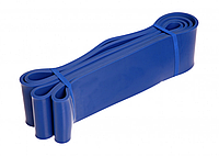 Резиновая петля EasyFit 50-110 кг синяя для тренировок , Резина для подтягиваний, резина для спорта
