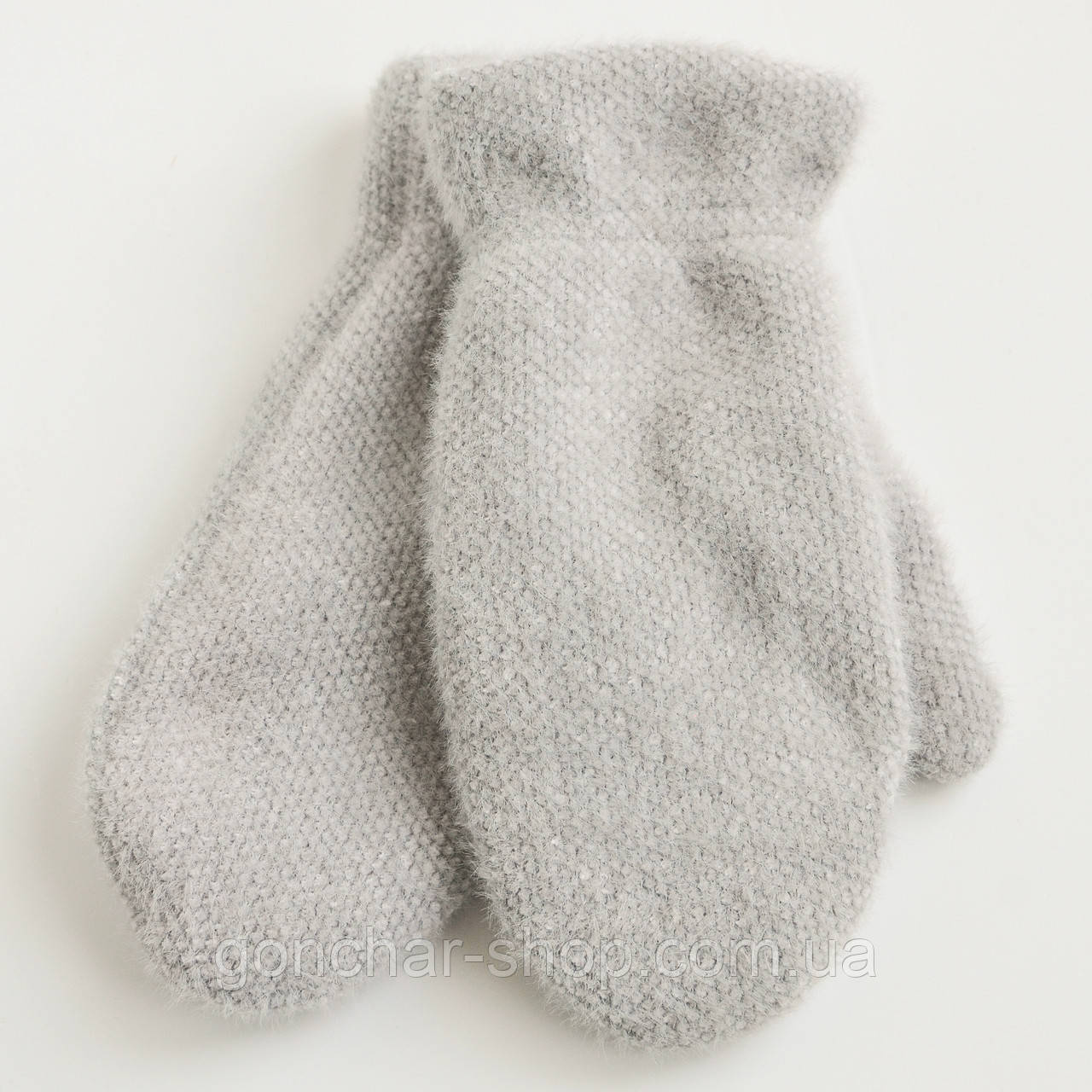 Рукавички жіночі KENT&AVER ангора фліс сірий, фото 1