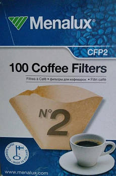 Фільтри для кавоварок крапельного типу MENALUX CFP 2 (100 шт)
