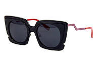 Черные женские очки брендовые очки фенди солнцезащитные очки Fendi Toyvoo Чорні жіночі окуляри брендові очки