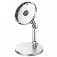 Настольный держатель для MagSafe HOCO PH39 Daring magnetic desktop stand Silver