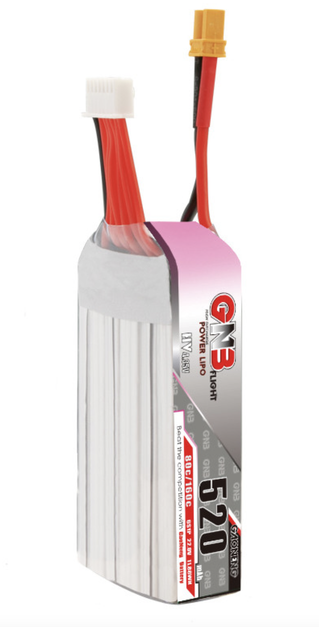 Акумулятор GNB 520mAh 6S 22.8 V 80C HV XT30