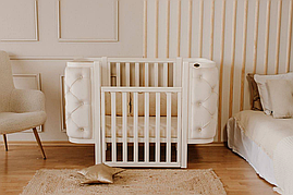 Дитяче ліжечко Angelo "Luna" Айворі