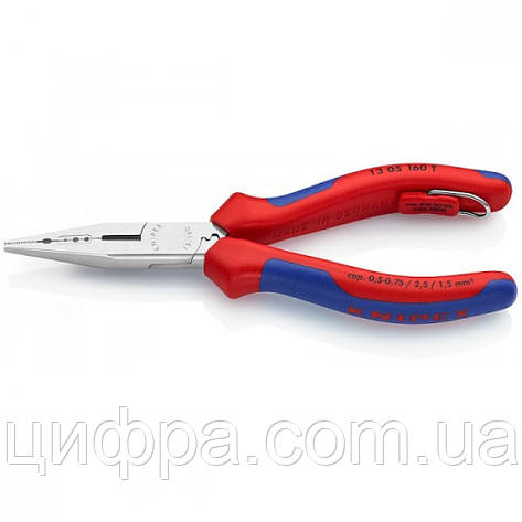 Плоскогубці для монтажу проводів KNIPEX 13 05 160 T, фото 1