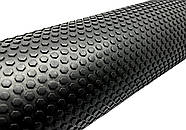 Масажний ролик EasyFit Foam Roller 90 см Чорний, фото 2