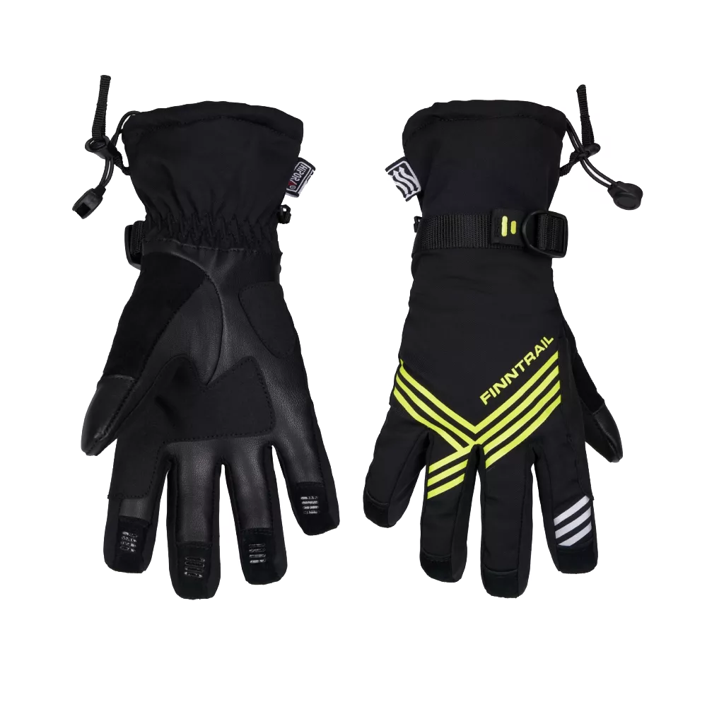 РУКАВИЧКИ FINNTRAIL WINTERSPORT КОЛІР GRAPHITEYELLOW, фото 1