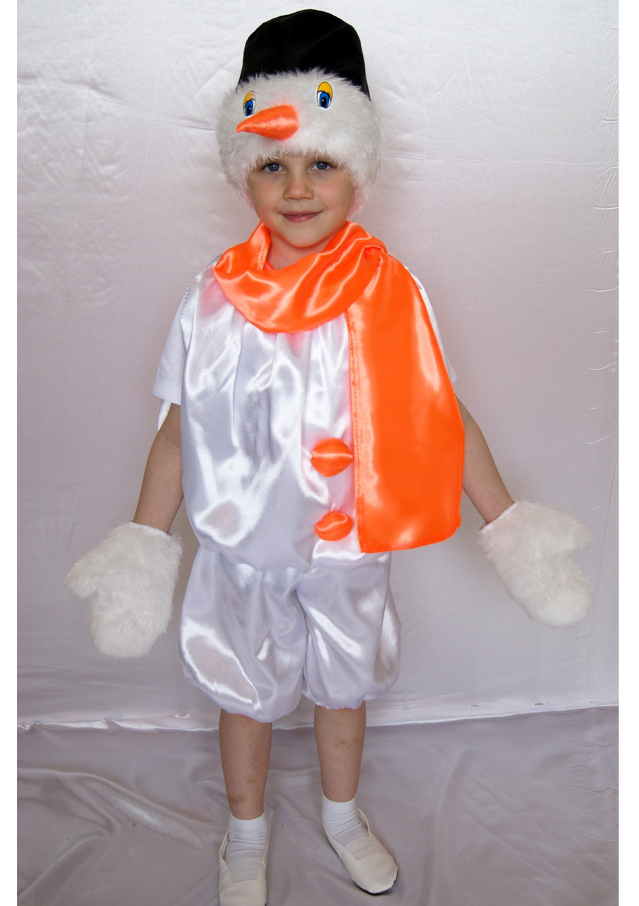 Дитячий новорічний костюм "Сніговик"