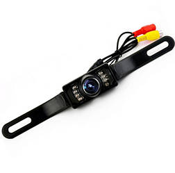 Автомобільна камера заднього виду з LED підсвічуванням та нічним баченням універсальна