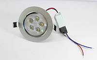 Лампочка LED LAMP 5W Врезная круглая точечная 1402