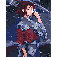 Картина за номерами без підрамника "Mitsuha Miyamizu" Art Craft 10622-ACNF 40х50 см Toyvoo