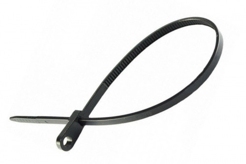 Стяжка кабельна з кріпленням 4х150 чорна (пач 100 шт.) APRO