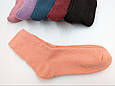 Жіночі термо шкарпетки махрові Житомир однотонні 35-41 мікс кольорів 12 пар/уп, фото 3