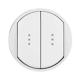 Панель вимикача Legrand CELIANE біла 68004