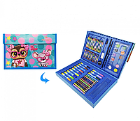 Детский набор для рисования MK 3226 в чемодане (Сова) Toyvoo Дитячий набір для малювання MK 3226 у валізі