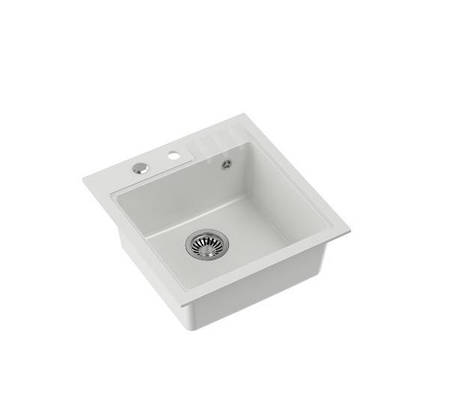 Кухонна мийка Quadron HCQP5052BIK Peter 110 - білий, фото 3