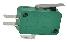 Мікроперемикач з лапкою MSW-02 ON-(ON), 3pin, 10A, 125/250VAC