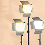 Світлодіодна лампа Е900 прямокутна з пультом портативний 32х19см LED прожектор для фото та відеозйомки, фото 4