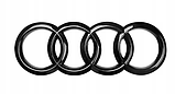 Емблема задня Audi Q7 216 мм. Чорний глянець., фото 3