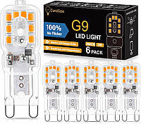 Світлодіодні лампи JandCase G9 3 Вт капсульні лампи G9 теплий білий колір 3000 К, 300 люмен