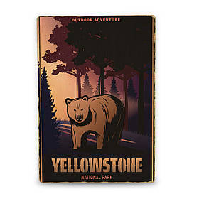 Дерев'яний постер Yellowstone А5