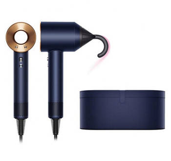 Фен Dyson HD07 Supersonic Special Gift Edition Prussian Blue/Rich Copper, 1600ВТ, 3 швидкості, 4t режими