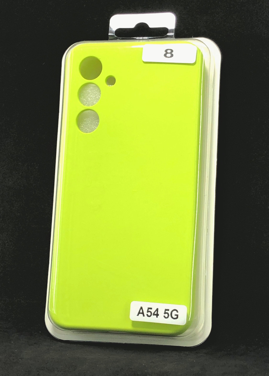 Чохол для телефону Samsung A54(5G) Silicone Original FULL №8 Yellow (4you)