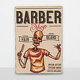 Дерев'яний постер Барбер Shop А5, фото 6