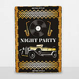 Дерев'яний постер Night party А5, фото 6