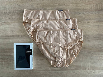 Жіночі трусики atlantic атлантік 3BLP-603 набір 3 шт XL, Бежевий