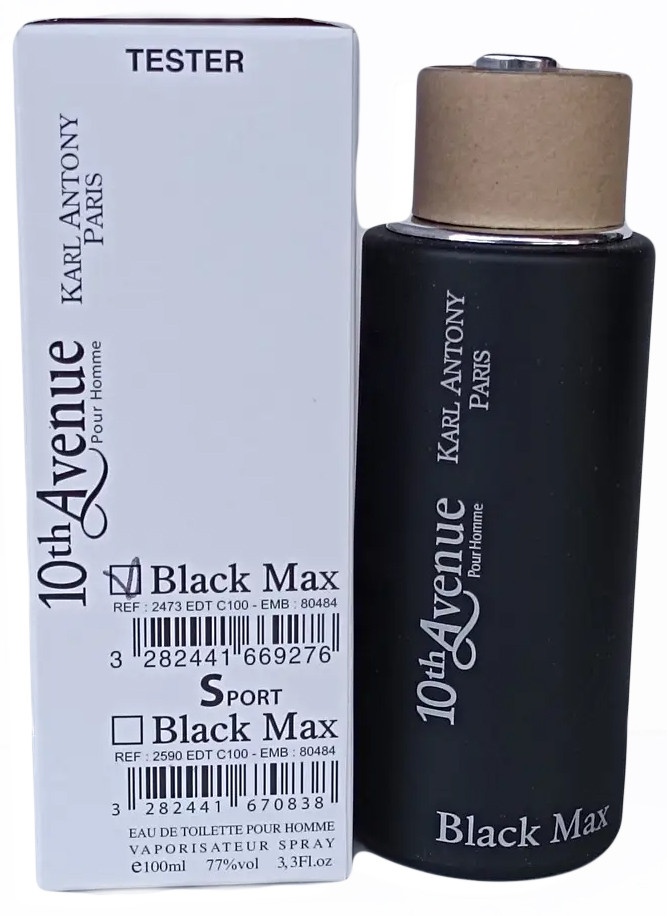 Туалетная вода Karl Antony 10th Avenue Black Max Tester 100ml M