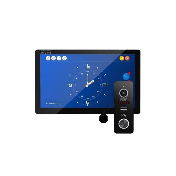 Комплект відеодомофона з Wi-Fi SEVEN DP-7517/7502 black